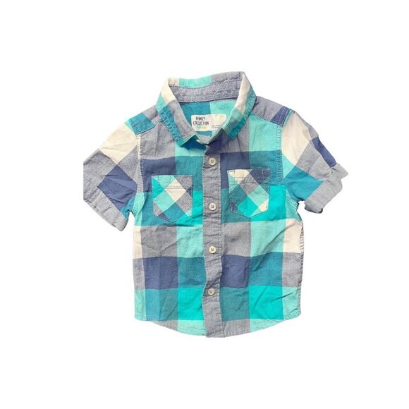 Boys Button Up Short Sleeve Shirt | 2T - Picture 1 of 3